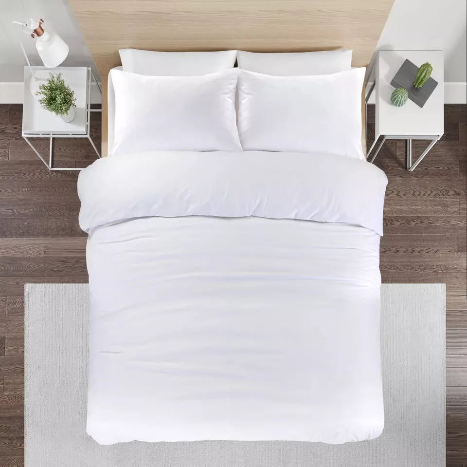 3 Piece Duvet Set Pillowcases High Quality Soft Double Size 200 x 200 cm Hotel